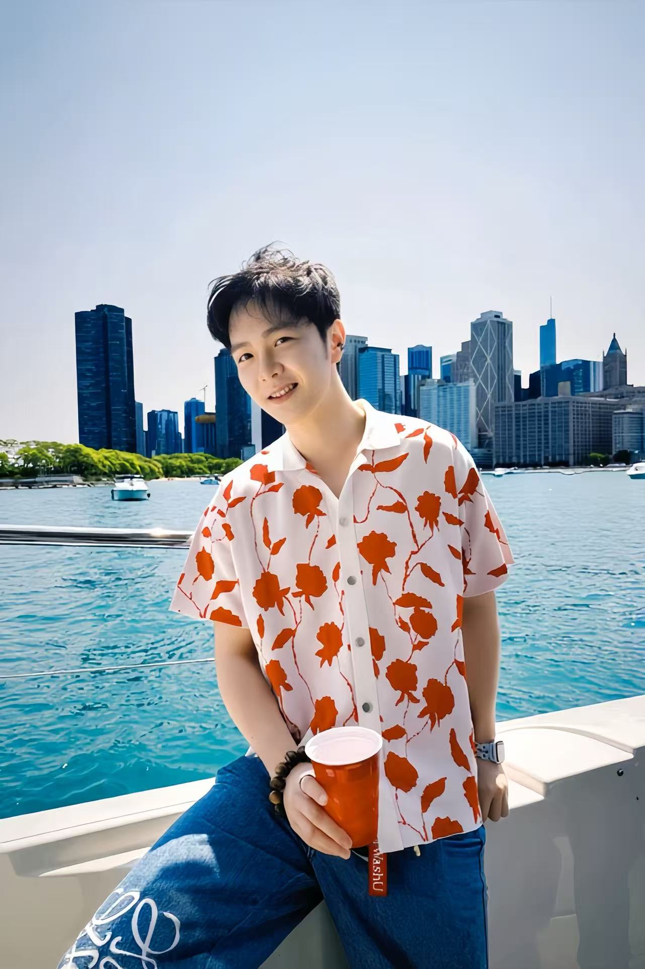 Portrait of Mingxuan (Adrian) Cao - Light Theme